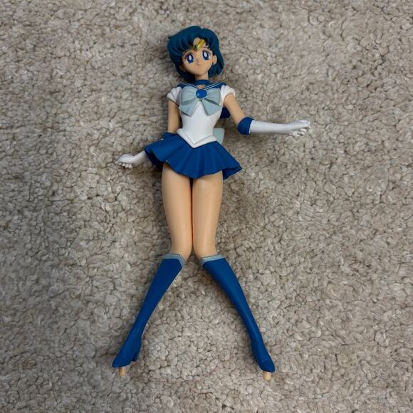 Sailor Moon Anime Mercury Plastic Figure Missing Stand - Picture 1 of 2
